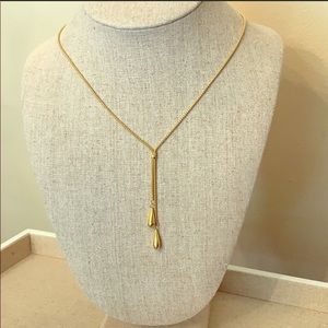 10K Yellow Gold Lariat 18